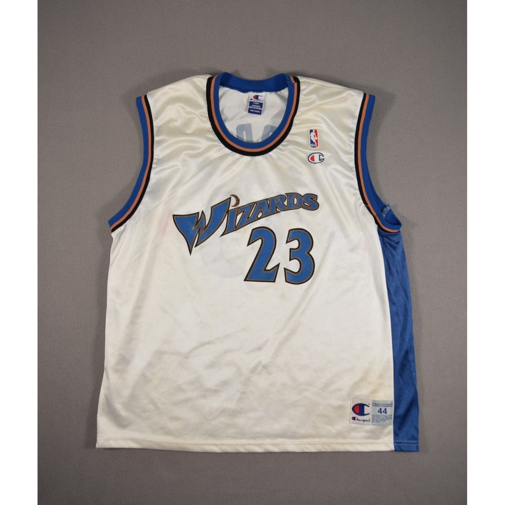 Vintage Michael Jordan Jersey Mens 44 Washington Wizards Champion Home